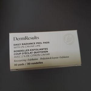 Arbonne DermResults Daily Radiance Peel Pads with 2% Caviar Lime